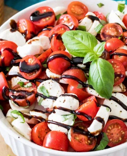 Easy Caprese style salad