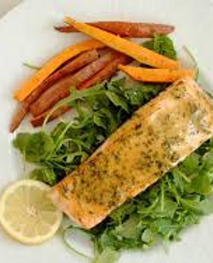 Honey Mustard Herbed Wild Salmon