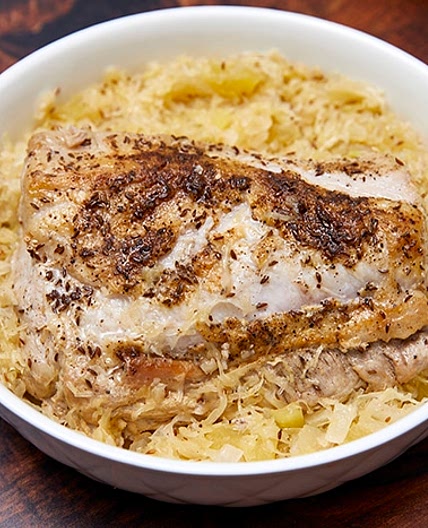 Best Ever Pork Roast and Sauerkraut