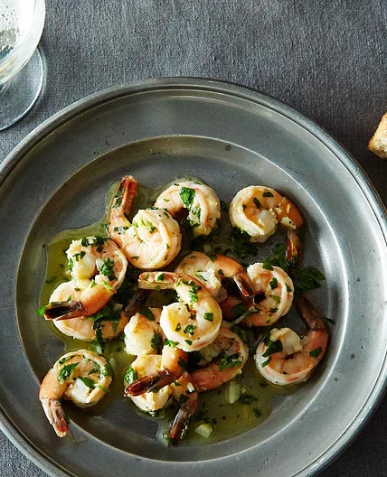 Sautéed Shrimp with Lemon, Garlic, and Parsley