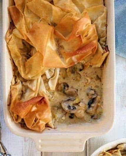 Chicken, Leek & Mushroom Pie | Weight Watchers