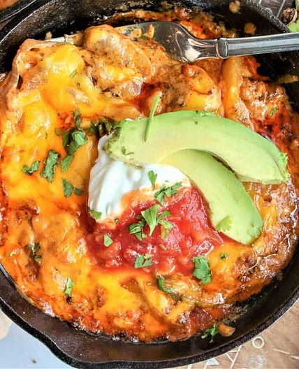 Chicken Fajitas Bake (Low Carb and Keto)
