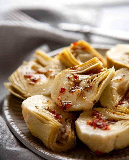 Easy Marinated Artichoke Hearts