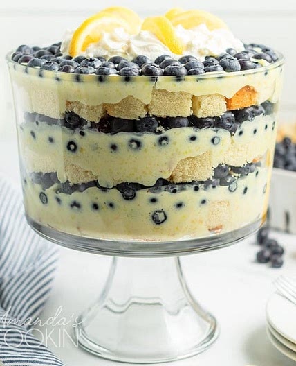 Lemon Blueberry Trifle
