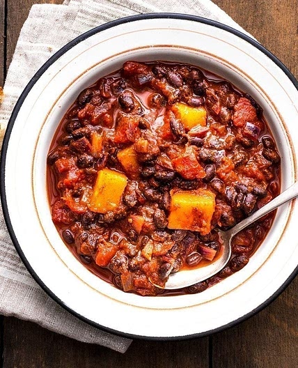 Butternut Squash Black Bean Chili | Recipes | MyFitnessPal