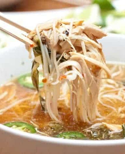 Crock Pot Chicken Pho