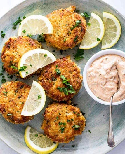 Clean Cut Crab Cakes