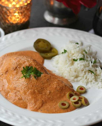 Beef Tongue in Almond Sauce