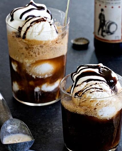 Root beer float