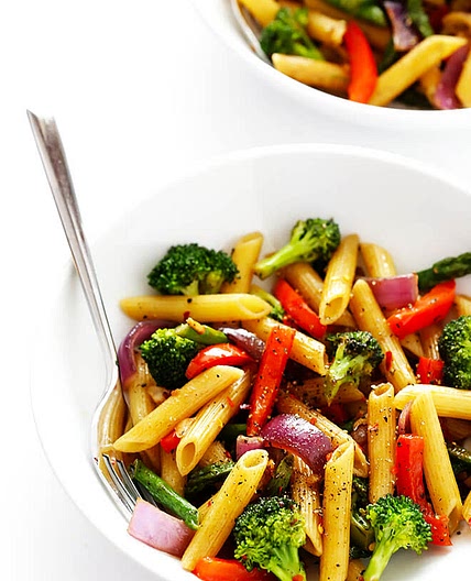 Nikki's Balsamic Veggie Pasta