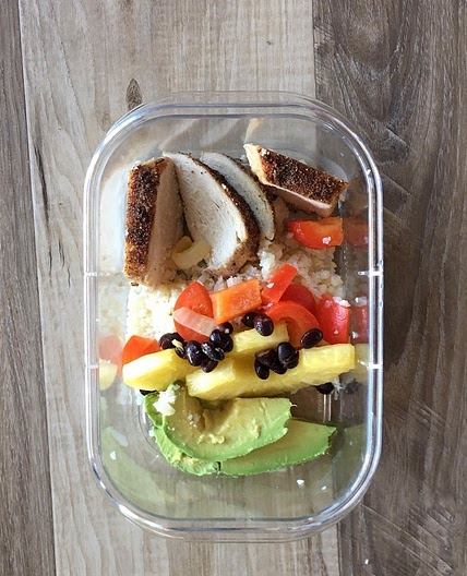 Low Carb Jerk Chicken Bowl