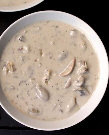 Vegan Cream of Mushroom Soup