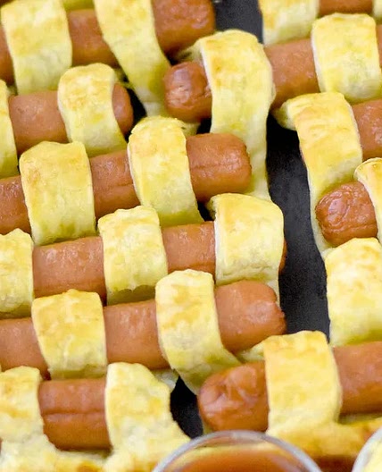 Damier feuilleté de knacki