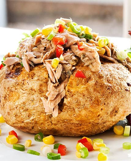Baked Potato with Thai Tuna Topping Recipe | Schwartz