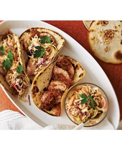 Carnitas Tacos With Spicy Slaw