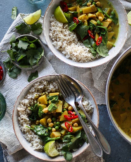Potato & Green Pea Curry