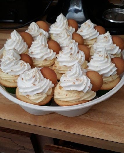 Banana Cream Pie Cupcakes