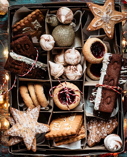 COOKIE BOX FOR CHRISTMAS / EASY SUGAR COOKIES