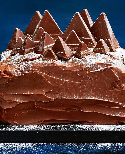 Toblerone Mountain Mud Cake