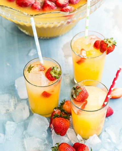 Homemade Fruit juice soda 