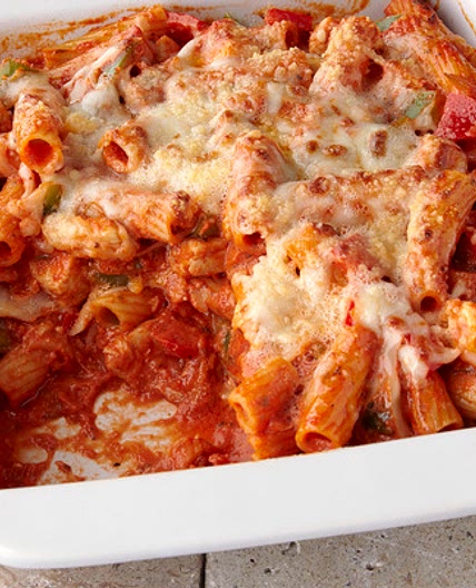 Chicken & Pepper Pasta Bake