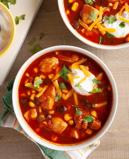 Mexican-Inspired Chicken Soup