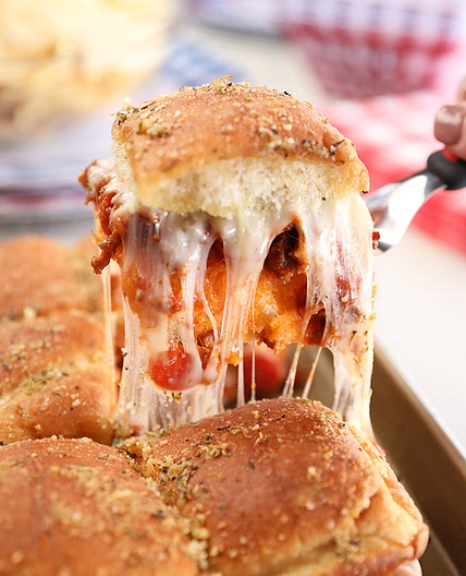 Easy Pizza Sloppy Joe Sliders