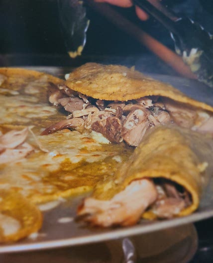 Smoked Chicken Enchiladas