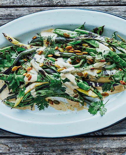 Charred Green Beans with Spicy Tonnato