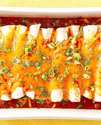 Easy Beef Enchiladas