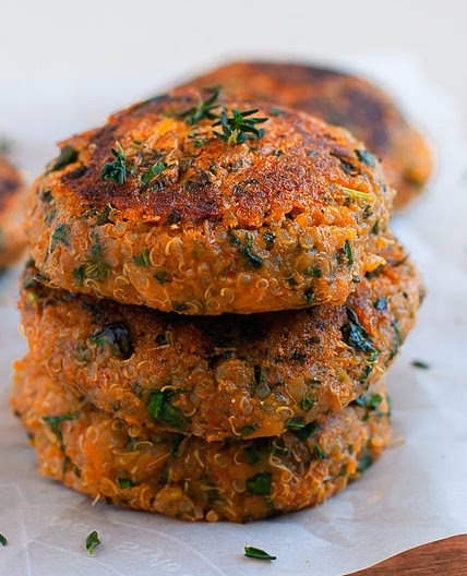 Quinoa and Sweet Potato Patties