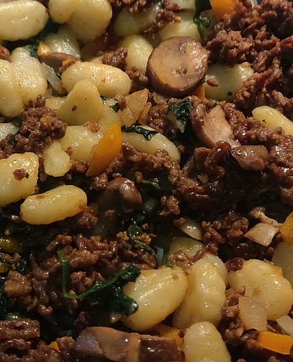 Chorizo mushroom Gnocchi