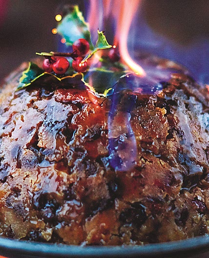 Christmas Pudding Dried Fruit, Pecans, Ginger, Rosemary, Bourbon and Golden Syrup