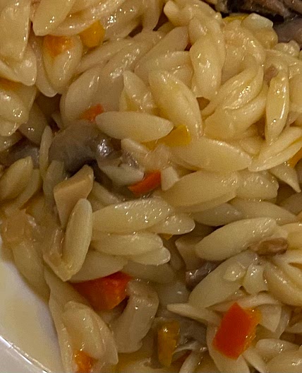Orzo with Mushrooms