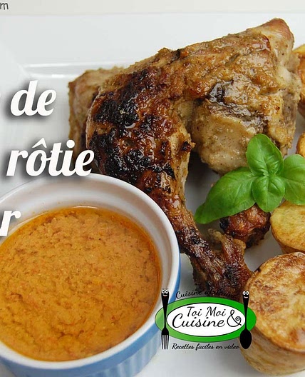 Cuisses de poulet rôties au four( Marinade africaine)