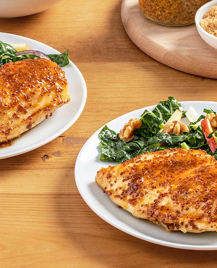3-Ingredient Brown Sugar and Mustard Chicken Breasts