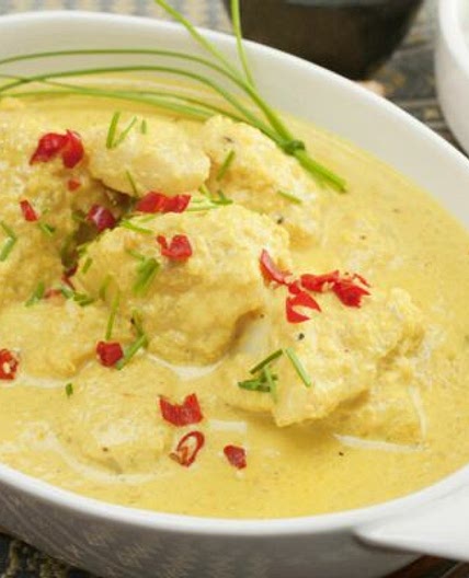 Curry de poisson au lait de coco