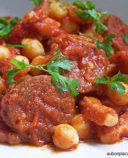 Pois chiches à la catalane