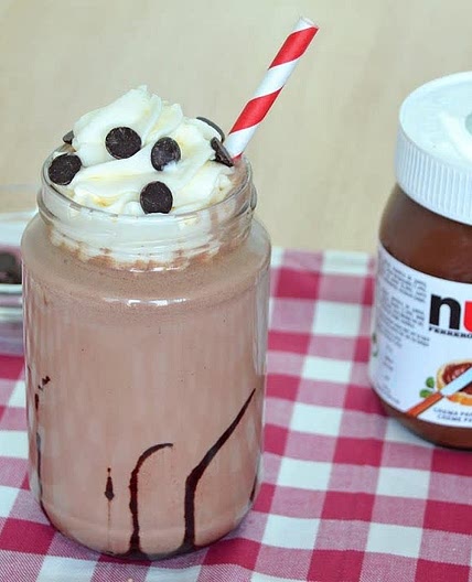 Nutella Non Dairy Milkshake 