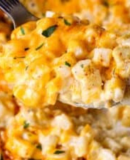 Cheesy Crock Pot Potatoes