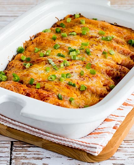 Sour Cream Chicken Enchiladas (Slow Cooker or Oven)