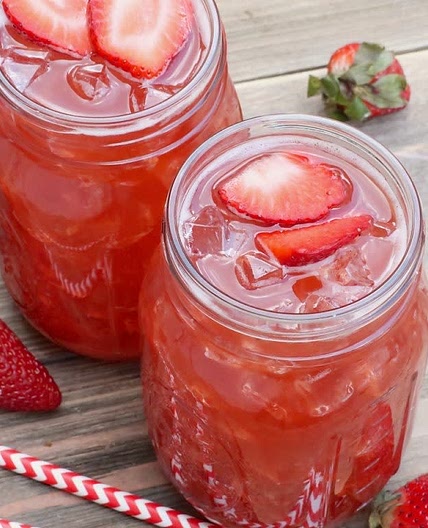 Strawberry Twisted Sweet Tea 