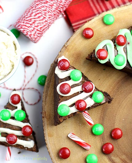 Brownie Christmas Trees