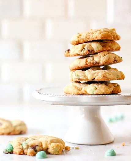 Mint Chocolate Chip Cookies