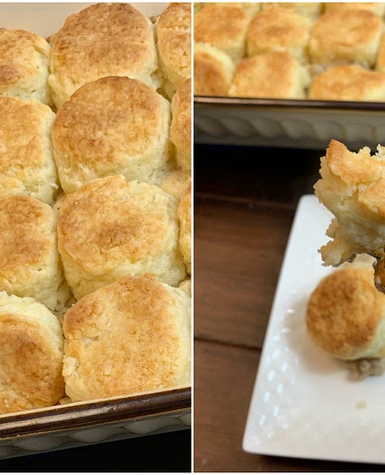 RECIPE: Sausage Gravy & Biscuits Casserole