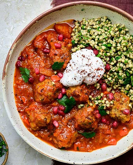 Vegan Moroccan Meatballs