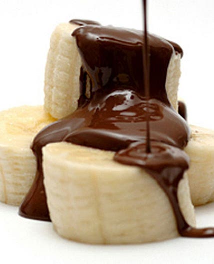 Chocolate Covered Frozen Banana Bites