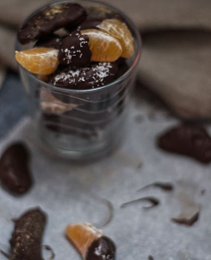 Chocolate Dipped Clementine Segments