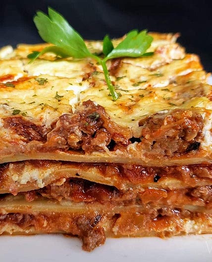 IMPOSSIBLE VEGAN LASAGNA with Tofu-Hummus Ricotta & Bechamel