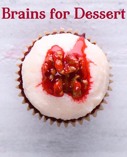 Brains For Dessert Cupcake